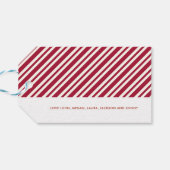 Vakantie cadeau Label *Merry Scriptmas* Cadeaulabel (Achterkant Horizontaal)