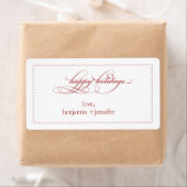 Vakantie cadeau label of label (Insitu)