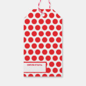 VAKANTIE CADEAU LABEL speciale levering santa gold Cadeaulabel (Achterkant)