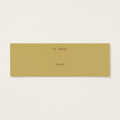 VAKANTIE CADEAU LABEL :: Vette wijnstok 2 Mini Visitekaartjes (Achterkant)