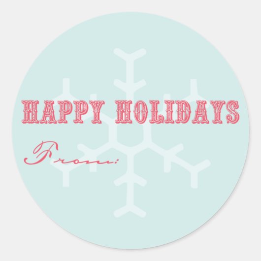 Vakantie cadeau labels (Voorkant)