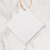 Vakantie cadeau labels met glitter goud (Achterkant)