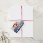 Vakantie cadeau Labels *Wensen Merries* Cadeaulabel (Met Touw)