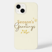 Vakantie cadeau, retro kerst tas,  Christus Case-Mate iPhone Case (Achterkant)