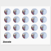 Vakantie cadeau stickers (Vel)