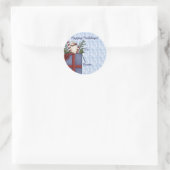 Vakantie cadeau stickers (Tas)