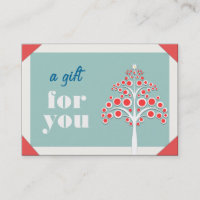 Vakantie cadeaubon Business Cardi