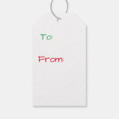 Vakantie Cadeaulabel (Achterkant)