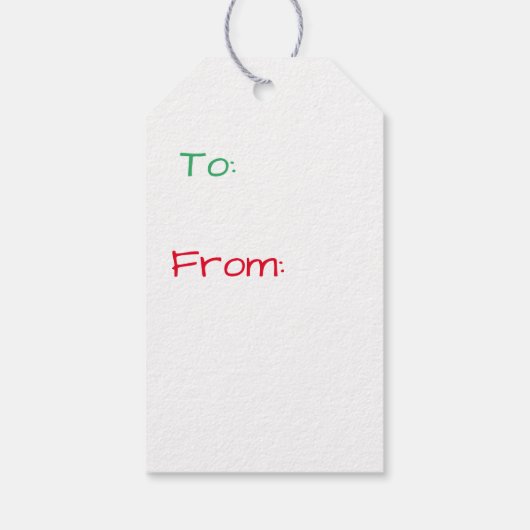 Vakantie Cadeaulabel (Achterkant)