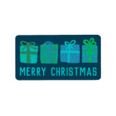 Vakantie Cadeaus Schattige Handgetekende VROLIJKE  Etiket (Voorkant)