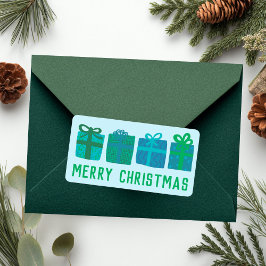 Vakantie Cadeaus Schattige Handgetekende VROLIJKE  Etiket