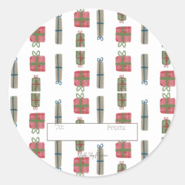 Vakantie Cadeaus Sticker Sheet - 20