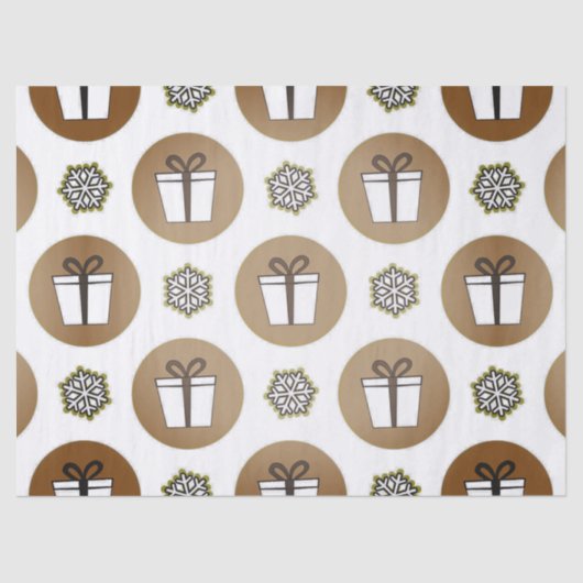 Vakantie cadeaus tissuepapier (Voorkant)