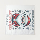  vakantie Calm Santa -Christmas Decor Wandkleed (Voorkant (horizontaal))