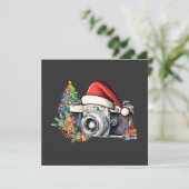 Vakantie Camera Fotograaf Kaart (Staand voorkant)