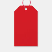 Vakantie Camper, Gepersonaliseerde Kerstmis Cadeaulabel (Achterkant)