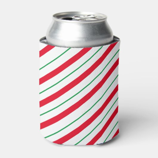 Vakantie Candy Cane Koelbox Blikjeskoeler (Blikje Voorkant)