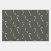 Vakantie Candycane Wrapping Papier Inpakpapier Vel (Voorkant 2)