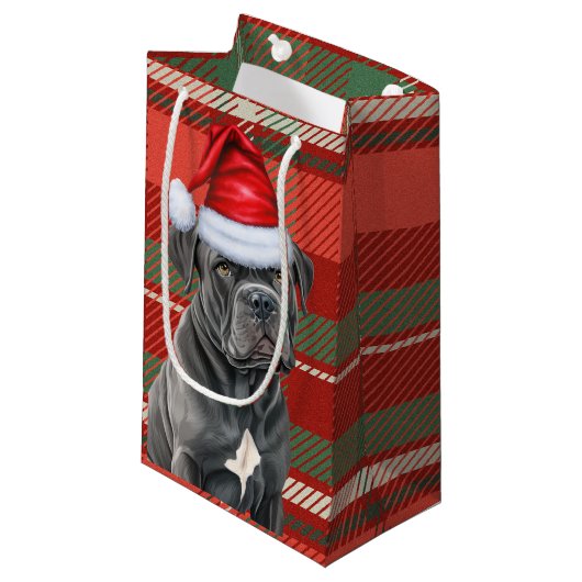 Vakantie Cane Corso Feestelijke vakantie Plaid Ker Klein Cadeauzakje (Voorkant Gekanteld)