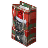 Vakantie Cane Corso Feestelijke vakantie Plaid Ker Klein Cadeauzakje (Achterkant Gekanteld)