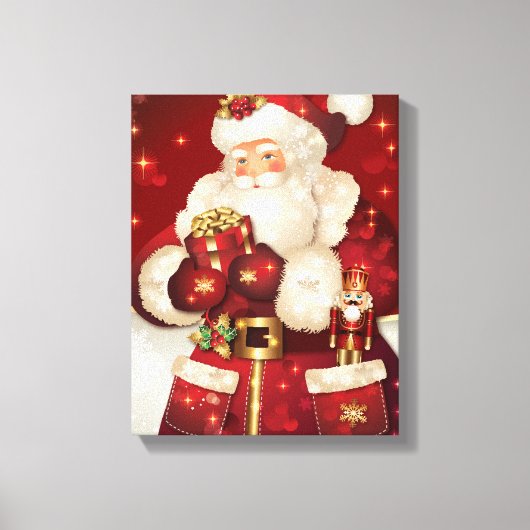 Vakantie Canvas Art-Santa (Voorkant)
