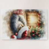 Vakantie Cat Nap Legpuzzel (Horizontaal)