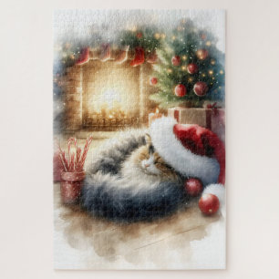 Vakantie Cat Nap Legpuzzel