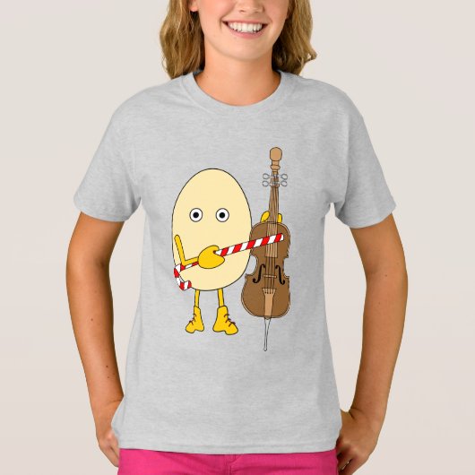 Vakantie cello t-shirt (Voorkant)