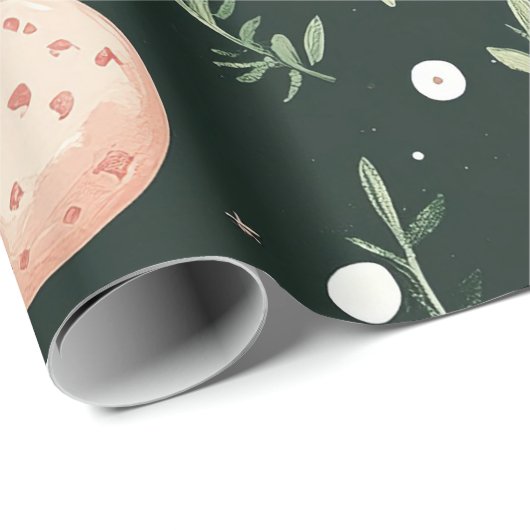  Vakantie Charm Feestelijke Baubles Cadeaupapier (Rol Hoek)