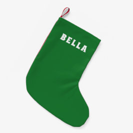 Vakantie Charm Green Stocking Kleine Kerstsok