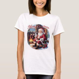  vakantie charme-nostalgische kerst dames t-shirt