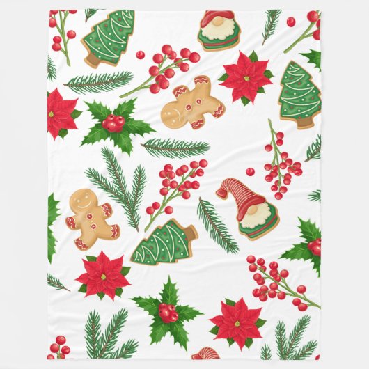 Vakantie Cheer 60x80 Fleece Deken (Voorkant)