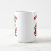Vakantie Cheer Afgebeeld in Kerst Koffie Cups Koffiemok (Center)