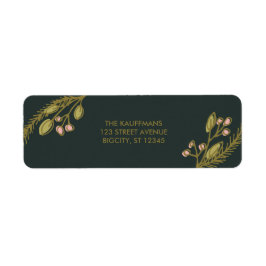 Vakantie Cheer Botanicals Etiket