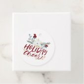 Vakantie Cheer Foliage Kerstcadeau Bedankjes Labels (In situ)