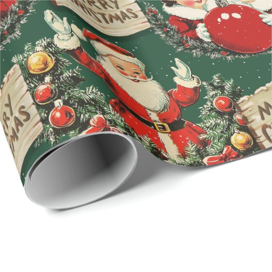  vakantie Cheer in Green Cadeaupapier (Rol Hoek)