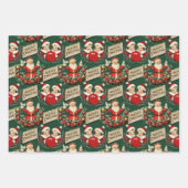  vakantie Cheer in Green Inpakpapier Vel (Voorkant)