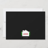 Vakantie Cheer Open House Uitnodiging (Achterkant)