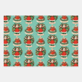  vakantie Cheer Trio Inpakpapier Vel (Voorkant 3)