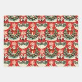  vakantie Cheer Trio Inpakpapier Vel (Voorkant 2)