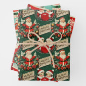  vakantie Cheer Trio Inpakpapier Vel (In situ)