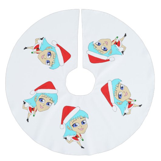 vakantie chibi kerstboom rok (Voorkant)