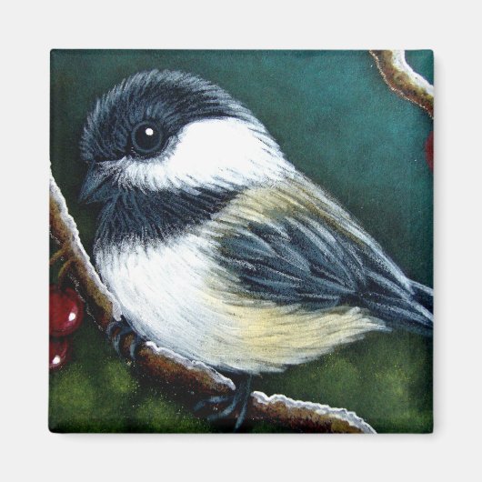 VAKANTIE CHICKADEE 1 Magneet (Voorkant)