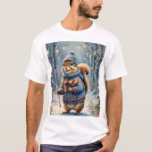 Vakantie chipmunk t-shirt (Voorkant)