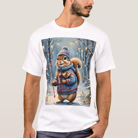Vakantie chipmunk t-shirt (Voorkant)