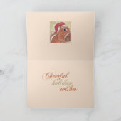 Vakantie Chipmunks Feestdagen Kaart (Binnen)