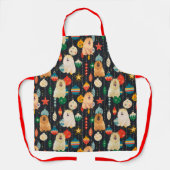 Vakantie Chow Tijd hond schort grooming chef ambac (Voorkant)