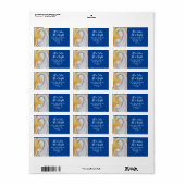 Vakantie Christelijke Madonna en kind Etiket (Full Sheet)