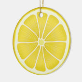 Vakantie Citrus Sunshine Lemon Keramisch Ornament (Links)