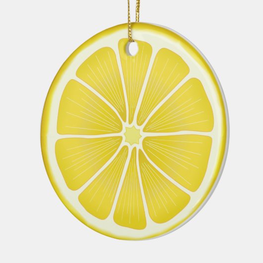 Vakantie Citrus Sunshine Lemon Keramisch Ornament (Links)